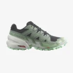 LDS RUNNER SALOMON SPEEDCROSS 6 BLACK LAUREL WREATH GREEN