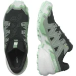 LDS RUNNER SALOMON SPEEDCROSS 6 BLACK LAUREL WREATH GREEN - Image 3