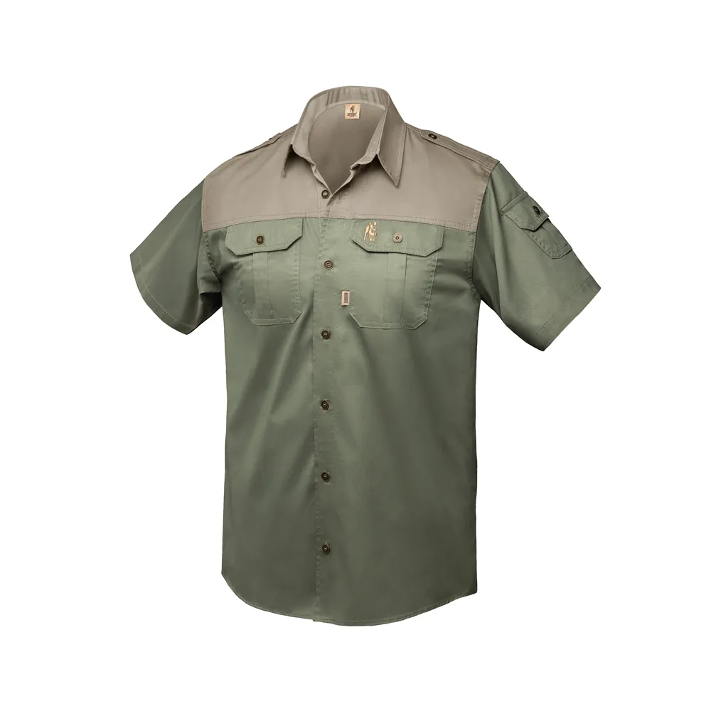 Mens-Kalahari-Shirt-OlivePutty-FT MNS BOERBOEL SHIRT S/S - Image 1